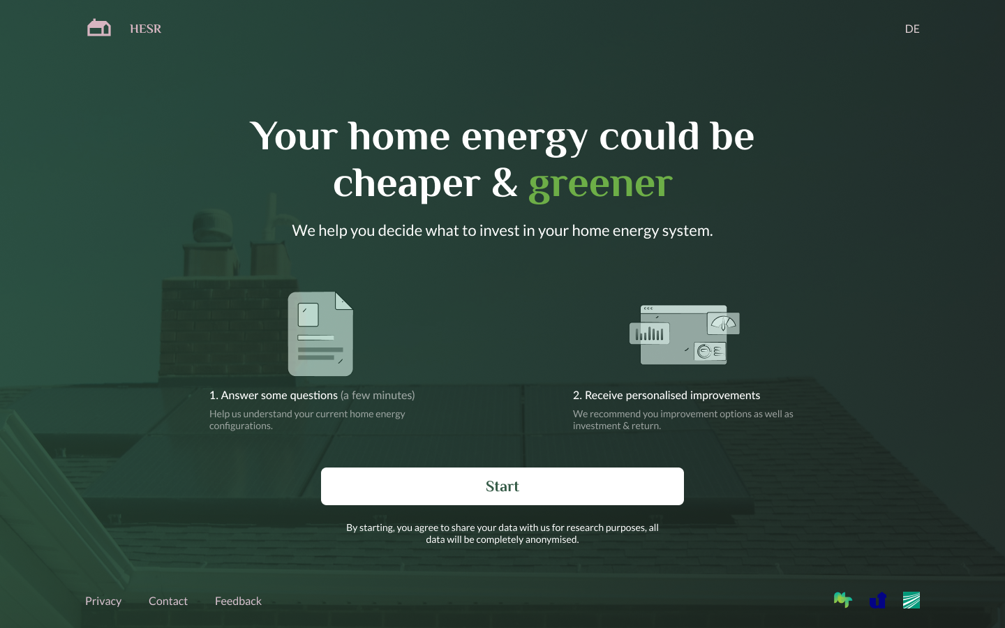 HERS landing page